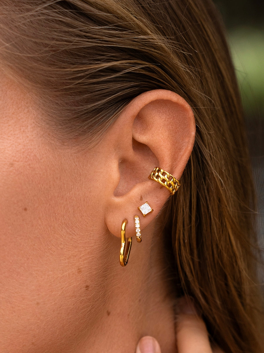 20mm Open My Heart Earrings