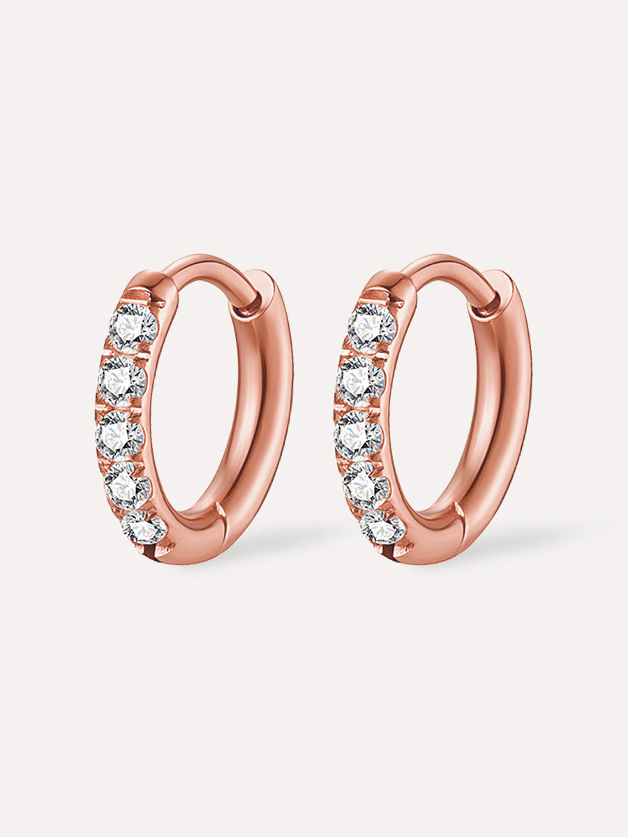 12mm CRYSTALIZED SHINE HOOP SMALL earrings