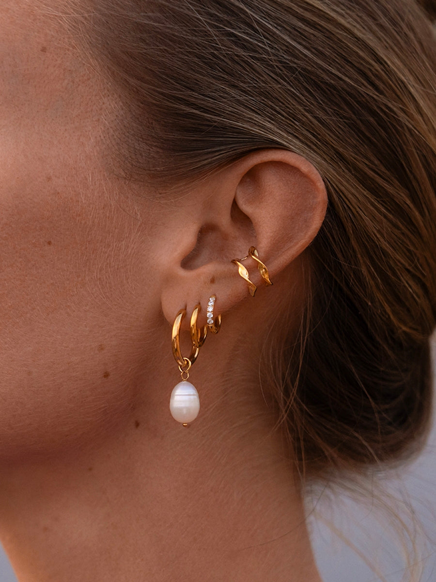 12mm CRYSTALIZED SHINE HOOP SMALL earrings