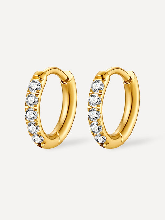 12mm CRYSTALIZED SHINE HOOP SMALL earrings